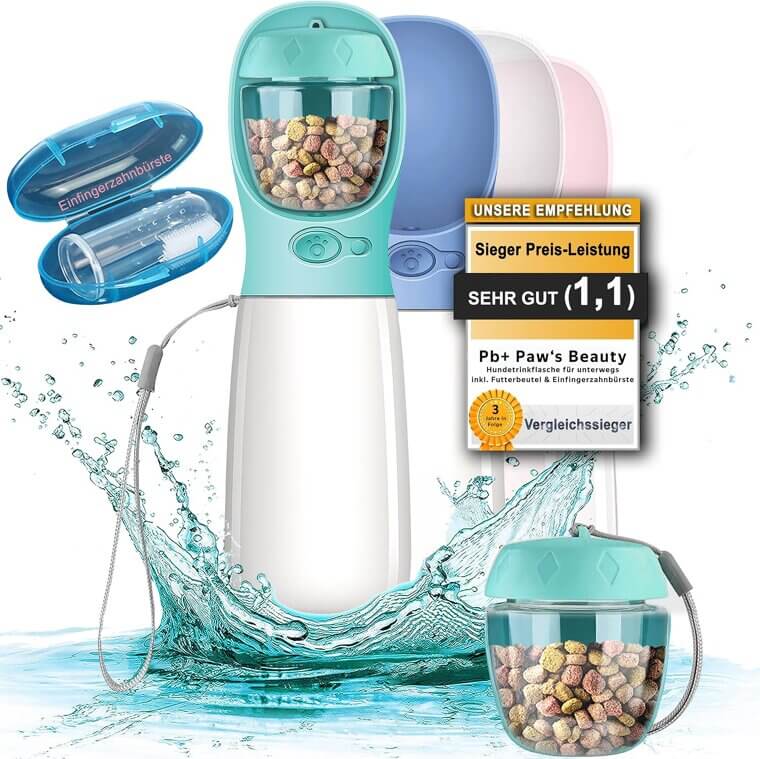 Paw's Beauty Hunde Trinkflasche - Praktisch Für Unterwegs!