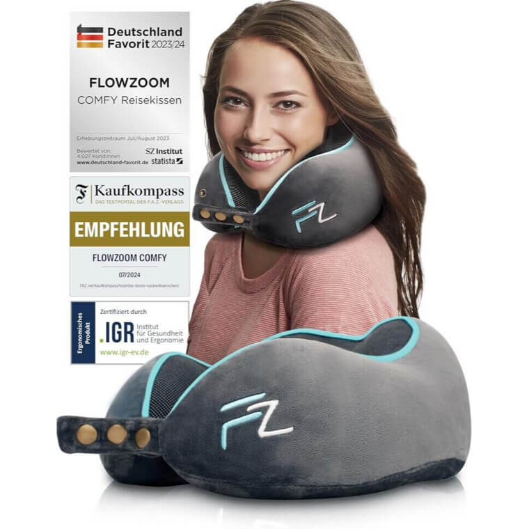 FLOWZOOM Comfy Kissen Für Reisen Und Komfort - Genießen Sie 29% Rabatt! 