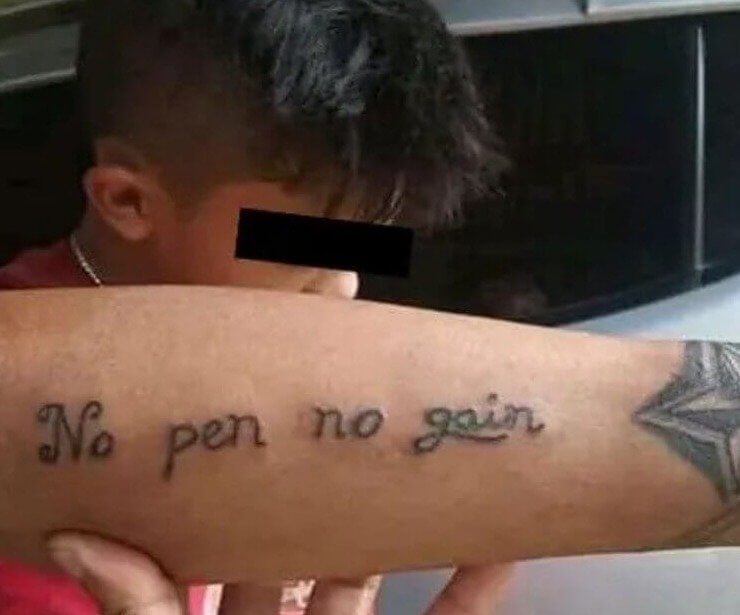 Ah Yes, the Old Saying, "no Pen, No Gain"