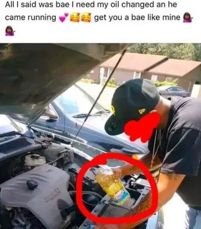 Bae Is Ripping Her off Worse Than the Mechanics Would