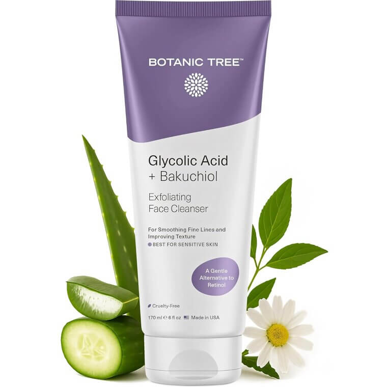 Botanic Tree Face Wash - Gentle Exfoliation for Sensitive Skin - Now 20% Off!