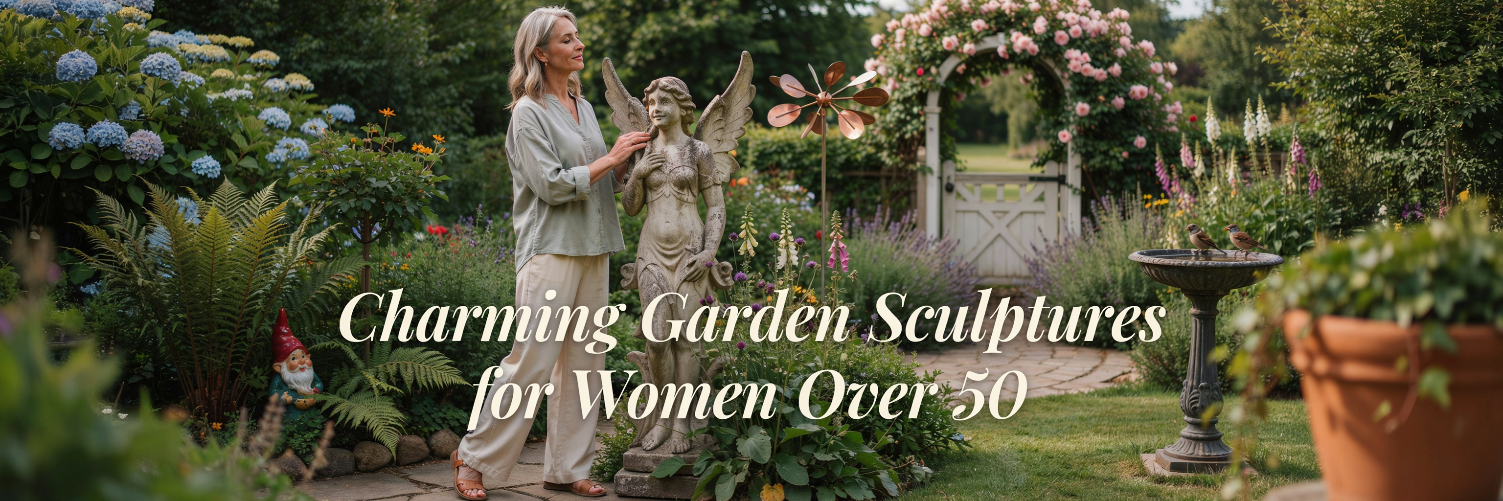 Charming Garden Sculptures for Women Over 50