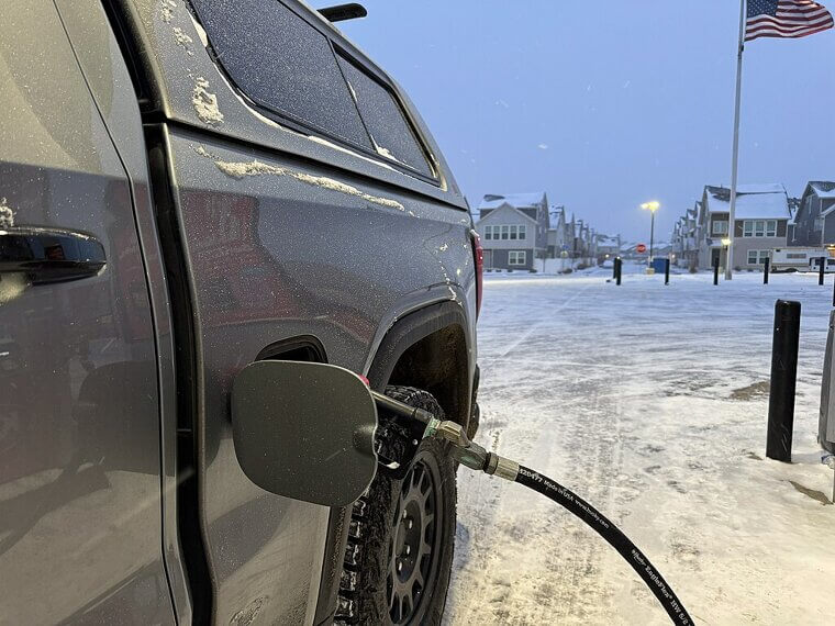 Fill Up During Cooler Parts of the Day