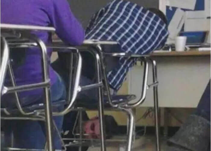 You Never Know What A Teacher Will Do If You're Asleep