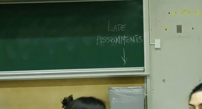 Class Rules For Late Assignments Are Meant To Be Followed
