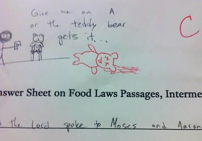 Teddy Bear Test Threats Will Get Students Nowhere In This Class