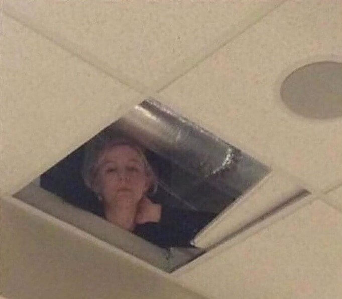The Teacher Is Always Watching Even When They're Outside Of The Room
