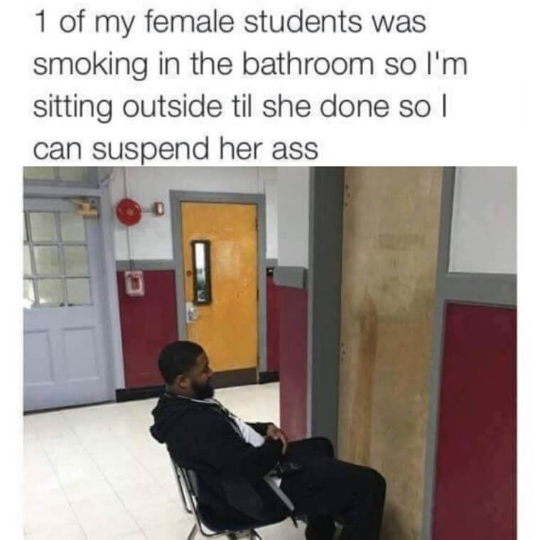 School Bathrooms Are Always A No Smoking Zone