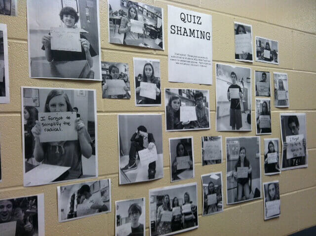 Welcome To The Voluntary Wall Of Quiz Shame