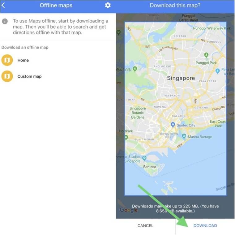 Connaître son itinéraire sans Wifi