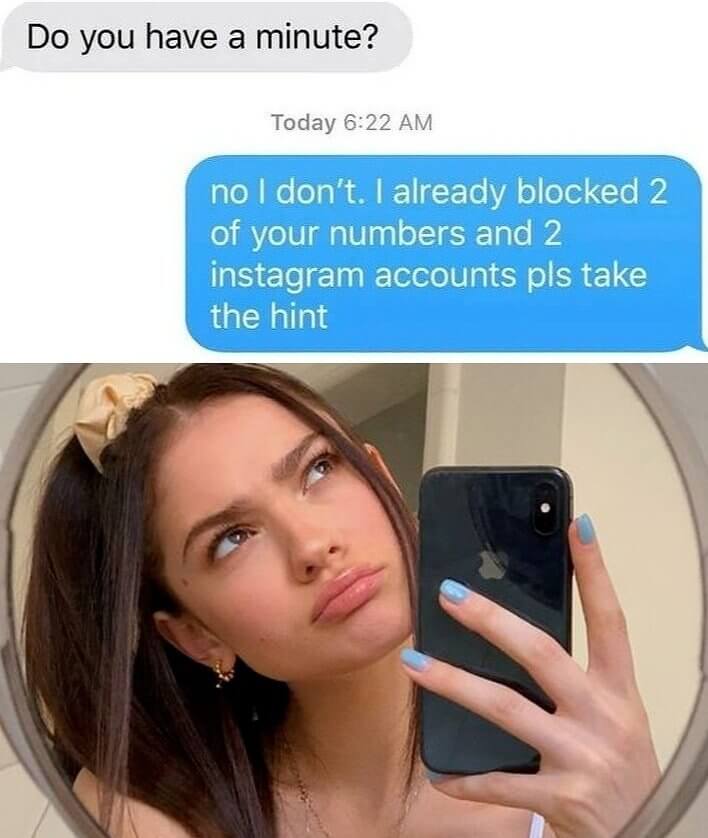 Please Take the Hint