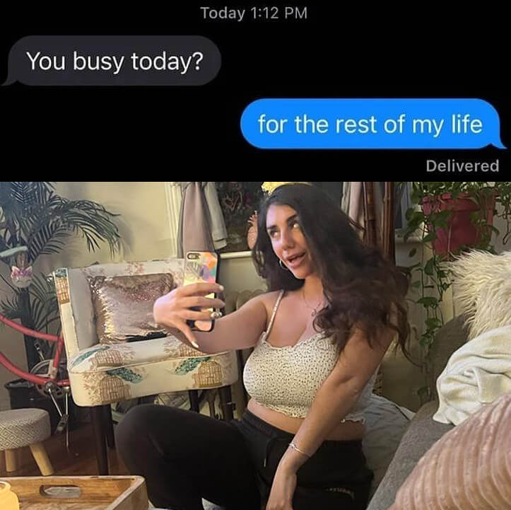 Sorry Too Busy, Can't Come to the Phone