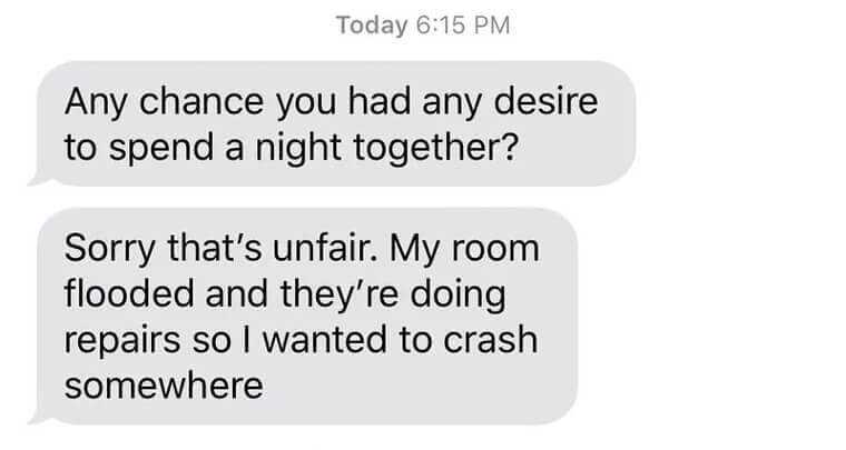 Clearly an Ex's House Also Doubles as a Hotel