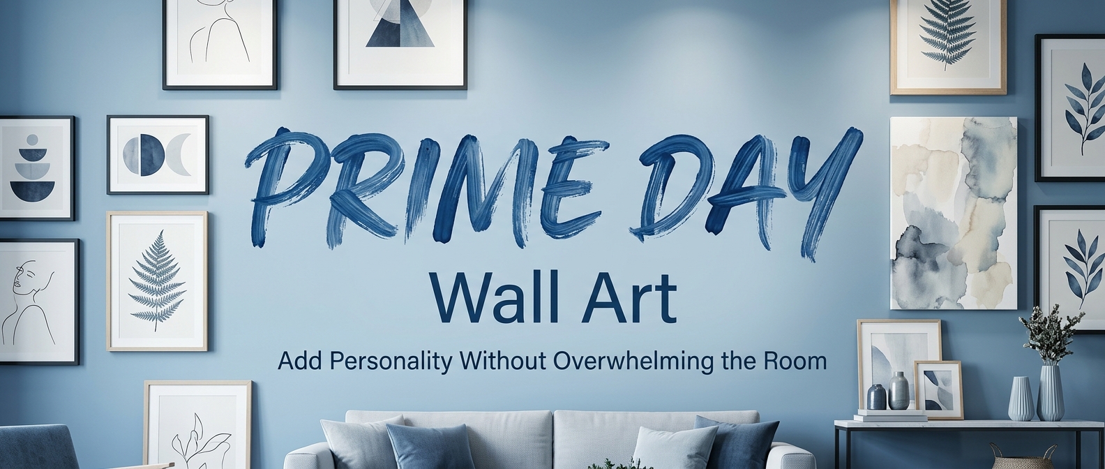 Prime Day Deals on Wall Art That Add Personality Without Overwhelming the Room