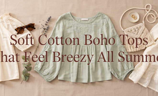 Soft Cotton Boho Tops That Feel Breezy All Summer