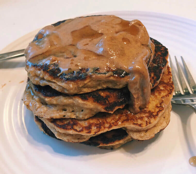 Cottage Cheese Pancakes Made With Oats