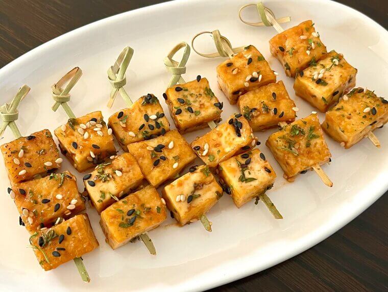 Tofu Cubes or Baked Tofu Bites