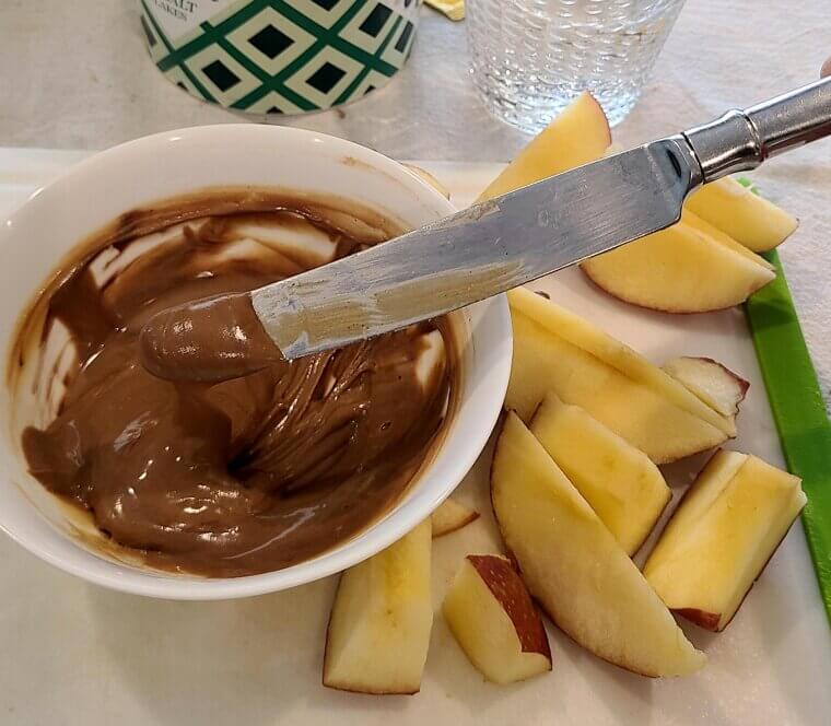 Apple Slices + Natural Nut Butter