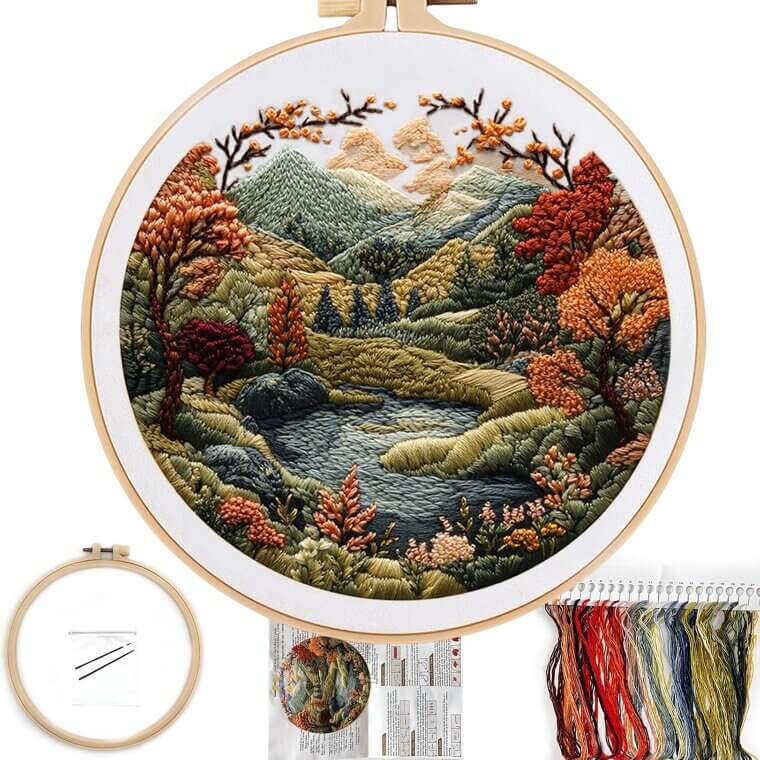 FONNUY Embroidery Kit - Perfect for Beginners & DIY Lovers 