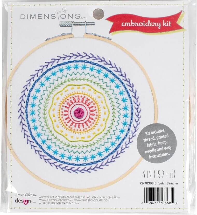 Embroidery Sampler Kit - Perfect for Beginners! 