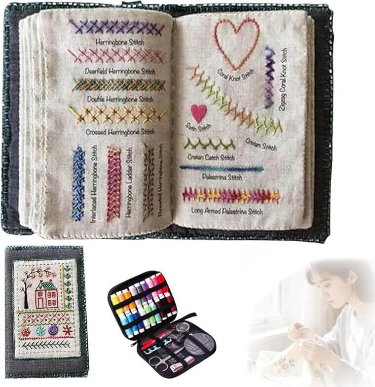 DIY Embroidery Kit: Master 106 Stitches Anywhere, Anytime! - 8% Off!