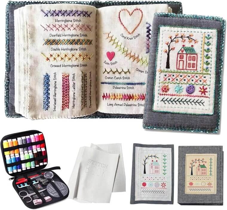 Embroidery Stitch Kit - Perfect for Craft Enthusiasts and Beginners 