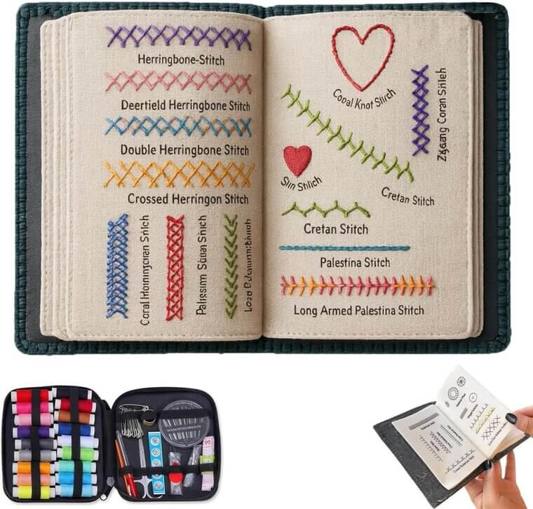 Embroidery Learning Kit - Perfect for Beginners & DIY Lovers - Now 13% Off!