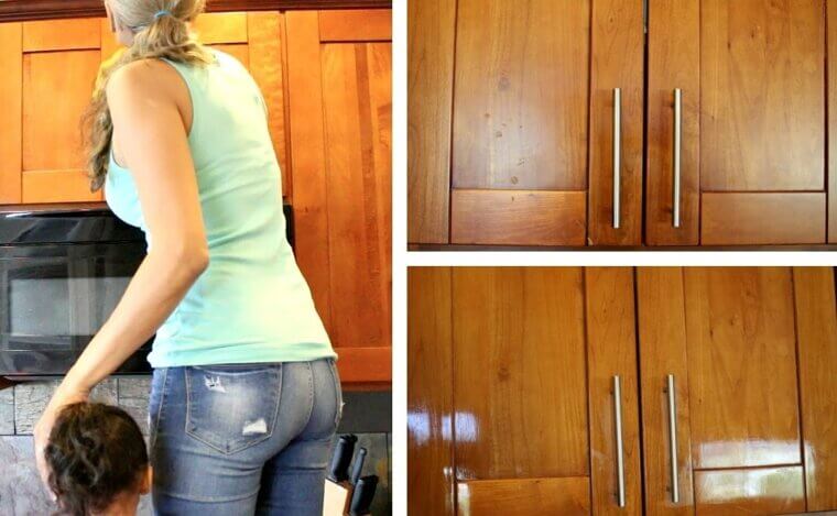 Clean Your Kitchen Cabinets With Fresh Lemon Juice