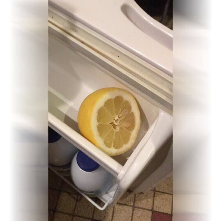 Add Half a Lemon to Freshen up Your Fridge