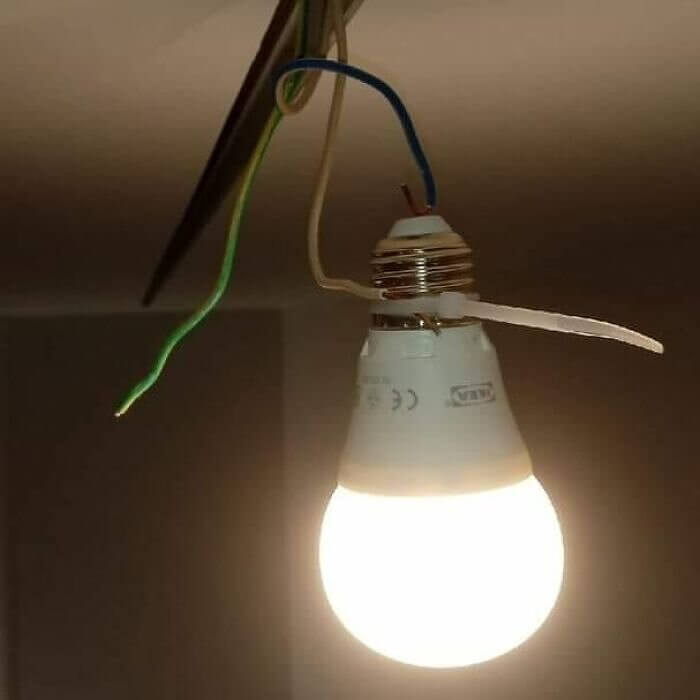 A Twisted Tale of Zip Ties and Light Bulbs
