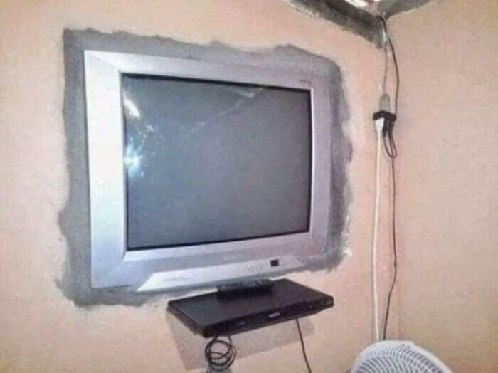A Tv Wall Mount in Literal Terms