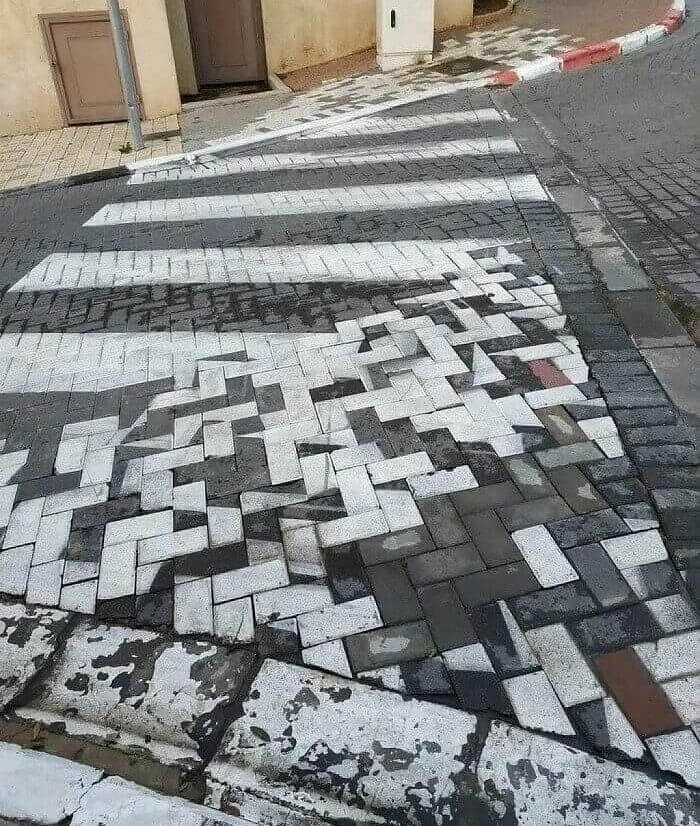 A Very Confusing Sidewalk Shuffle
