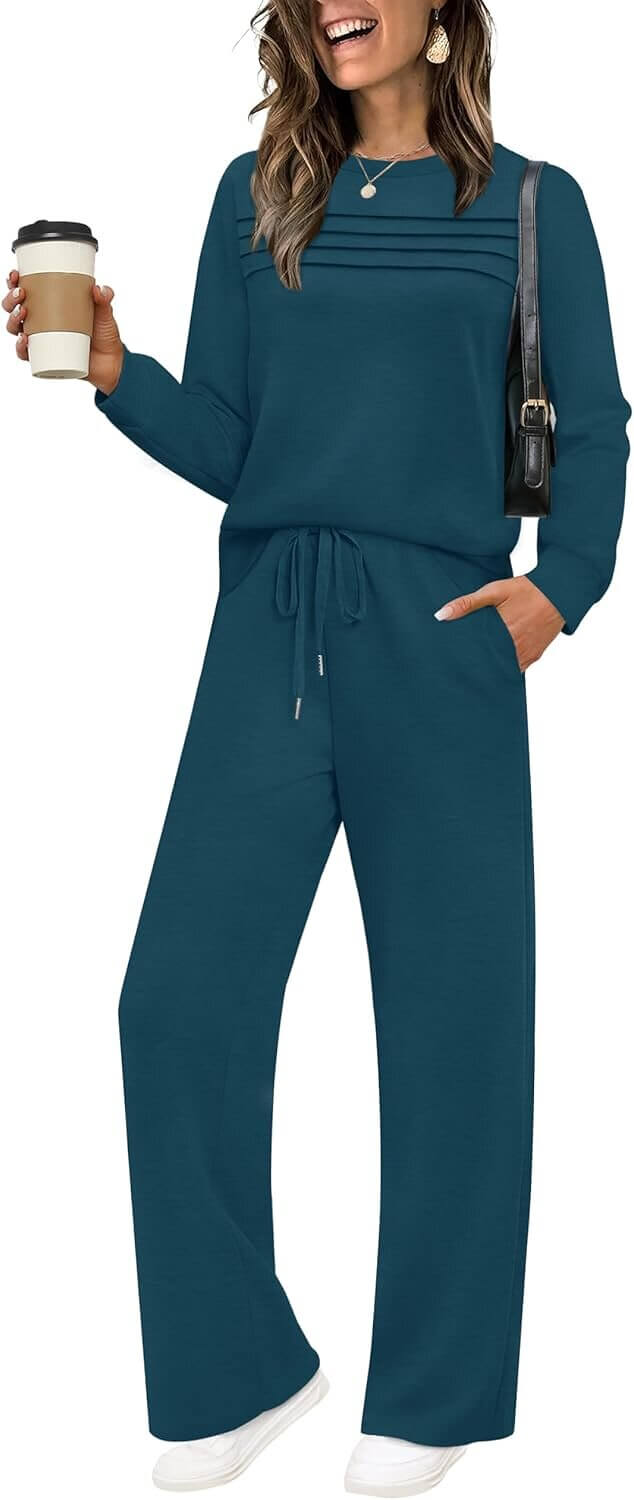 WIHOLL Women's Tracksuit - Perfect for Travel and Lounge - Now 22% Off!