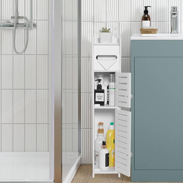 TuoxinEM Cabinet - Perfect for Small Bathrooms & Tight Spaces 