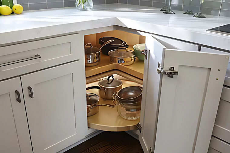 Lazy Susans in Cabinets