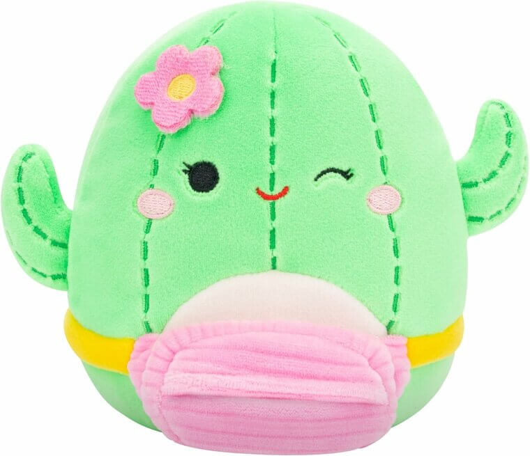 Maritza Cactus Plush - Cute 5-Inch Squishmallow with Pink Fanny Pack - Don’t Miss the 5% Discount!