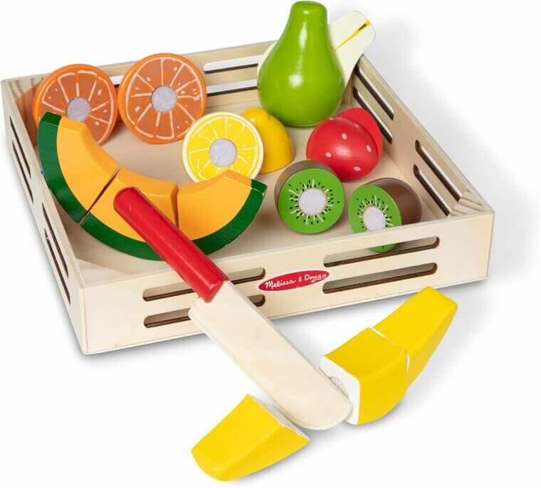 Wooden Fruit Play Set - Fun & Educational Toy for Kids 