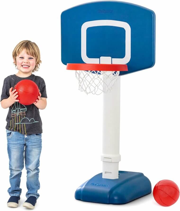 GoSports Tot Shot: Fun Toddler Basketball Set for Indoor & Outdoor Play 