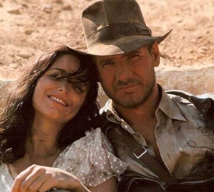 Harrison Ford And Karen Allen - Then