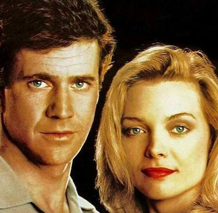 Michelle Pfeiffer And Mel Gibson - Then