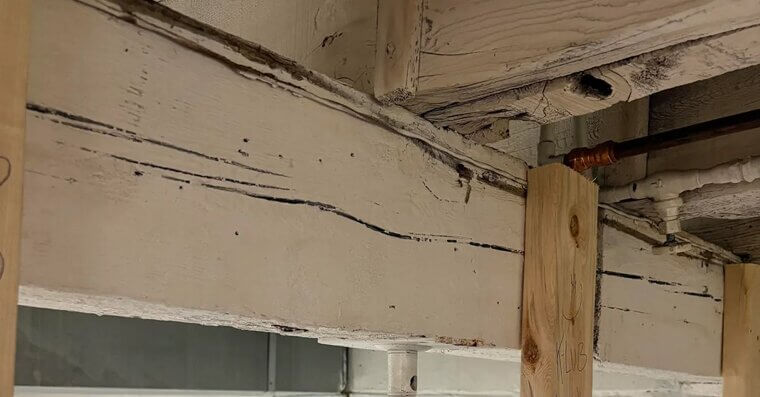 Improper Beam Support