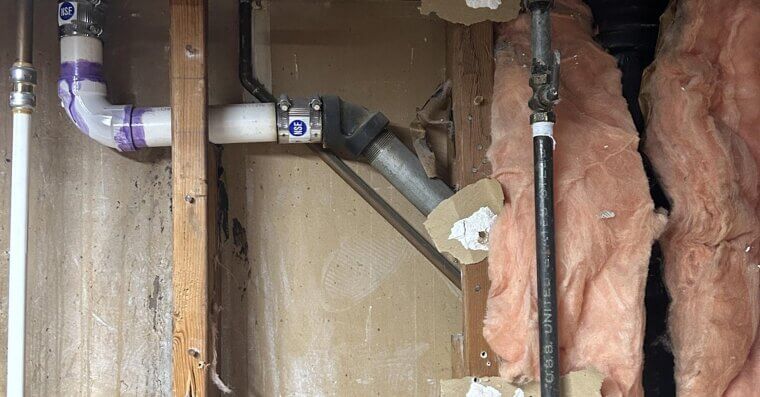 Improper Slope on Drain Lines