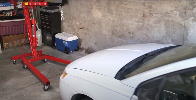 Engine Hoist With Stand & Cradle