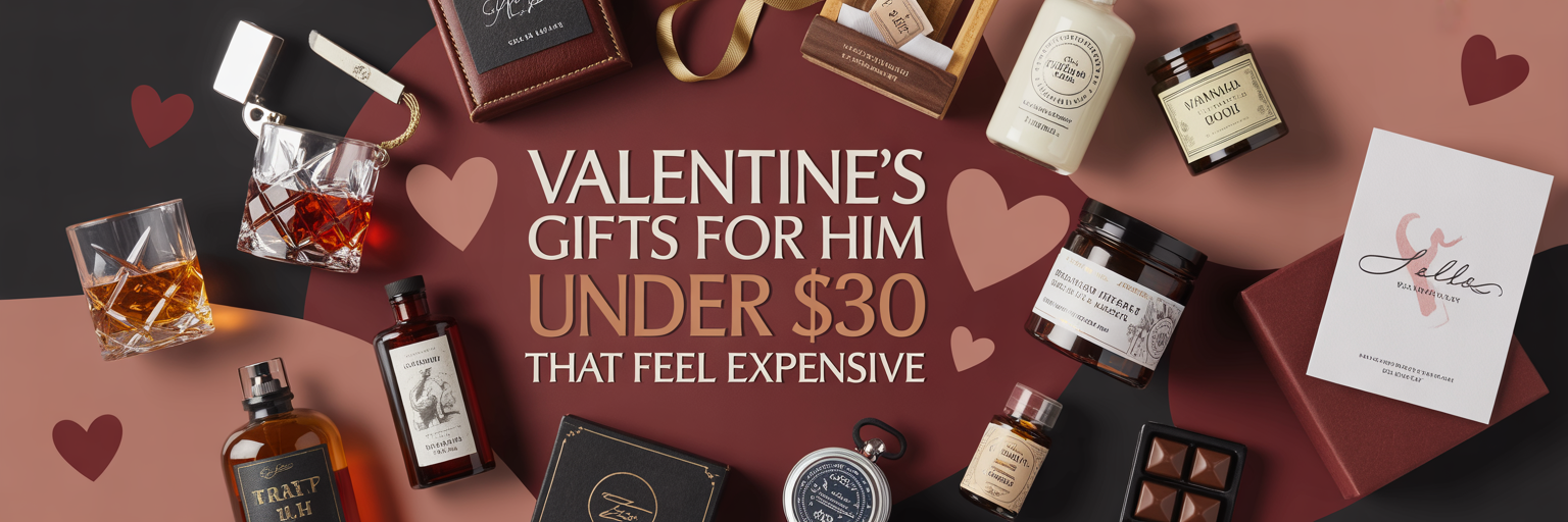 Impressive Valentine’s Gifts for Him Under $30 That Feel Expensive