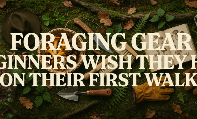 Foraging Gear Beginners Wish They Had on Their First Walk