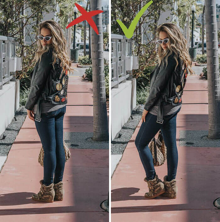 Leg dich in Kurven für eine dynamische Ausstrahlung