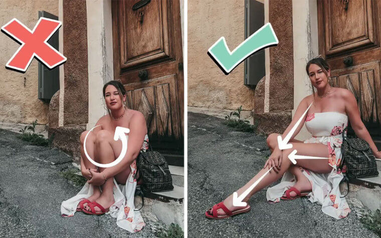 Statt dich zusammenzukauern, nimm den Raum ein