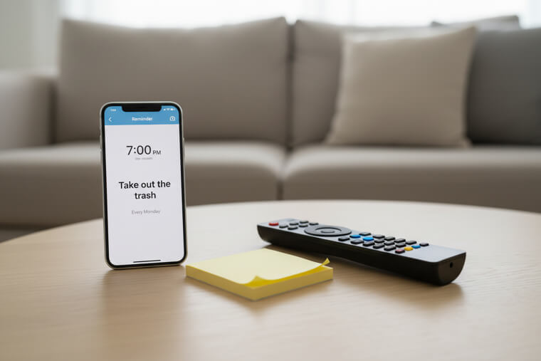 Turn the TV Remote Into a Reminder