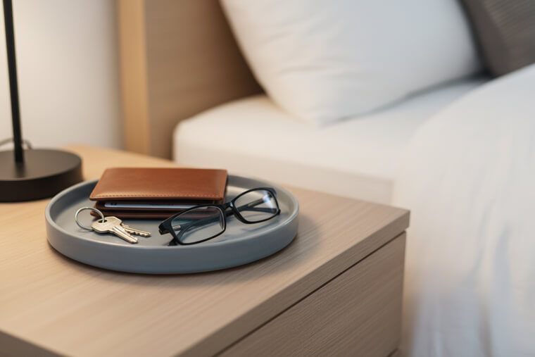 Put Your Wallet or Glasses in the Same Spot Every Night