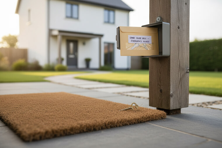 Keep Spare Keys in a Safe Place, Not Under the Mat